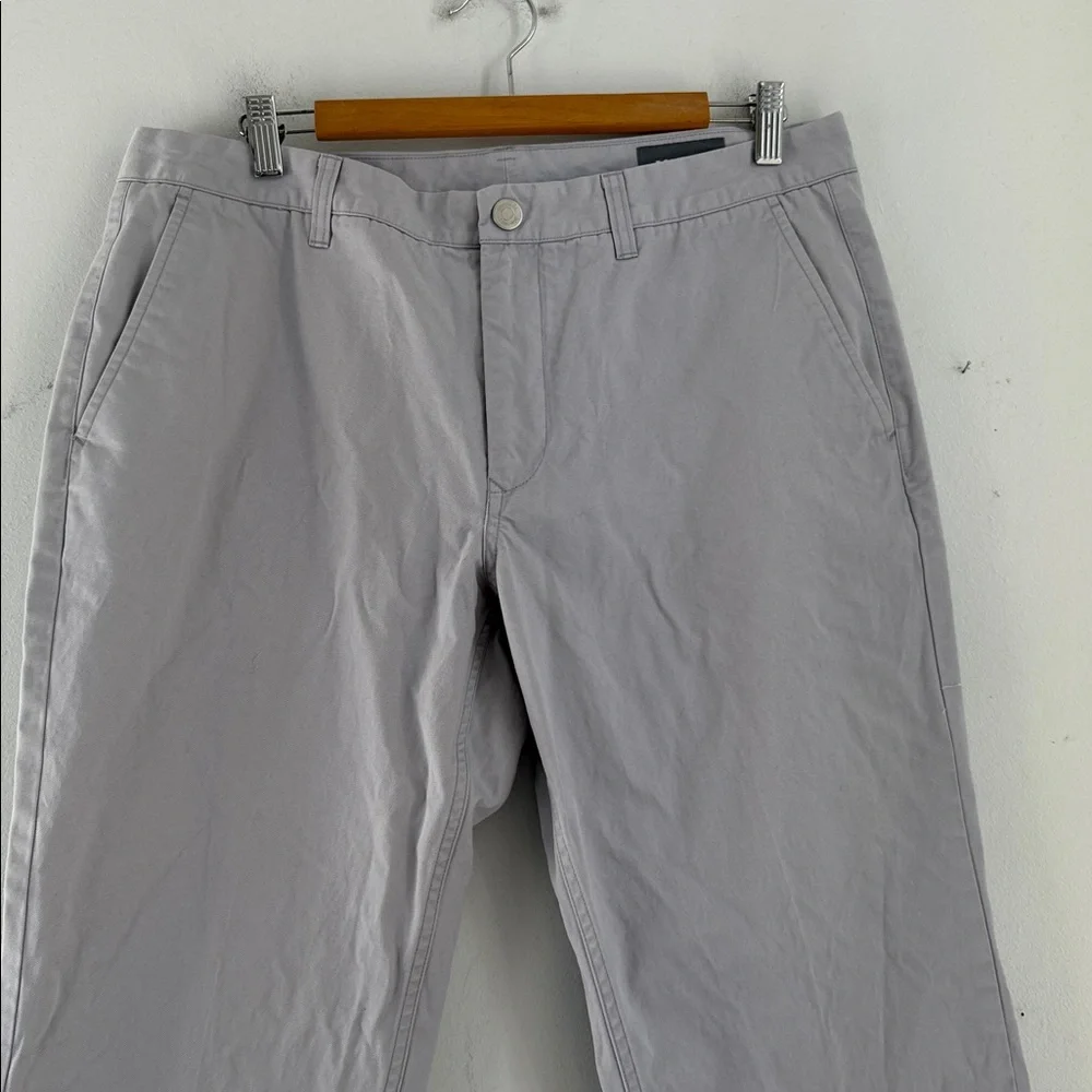 Bonobos flat front straight leg chino dress trouser pants sz 35/30 - Picture 2 of 7